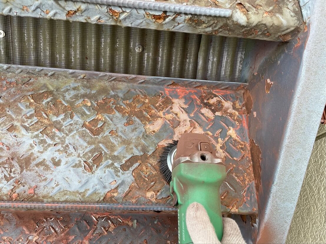 【水戸市 鉄部塗装工事｜錆びを落とし、耐久性を蘇らせる】