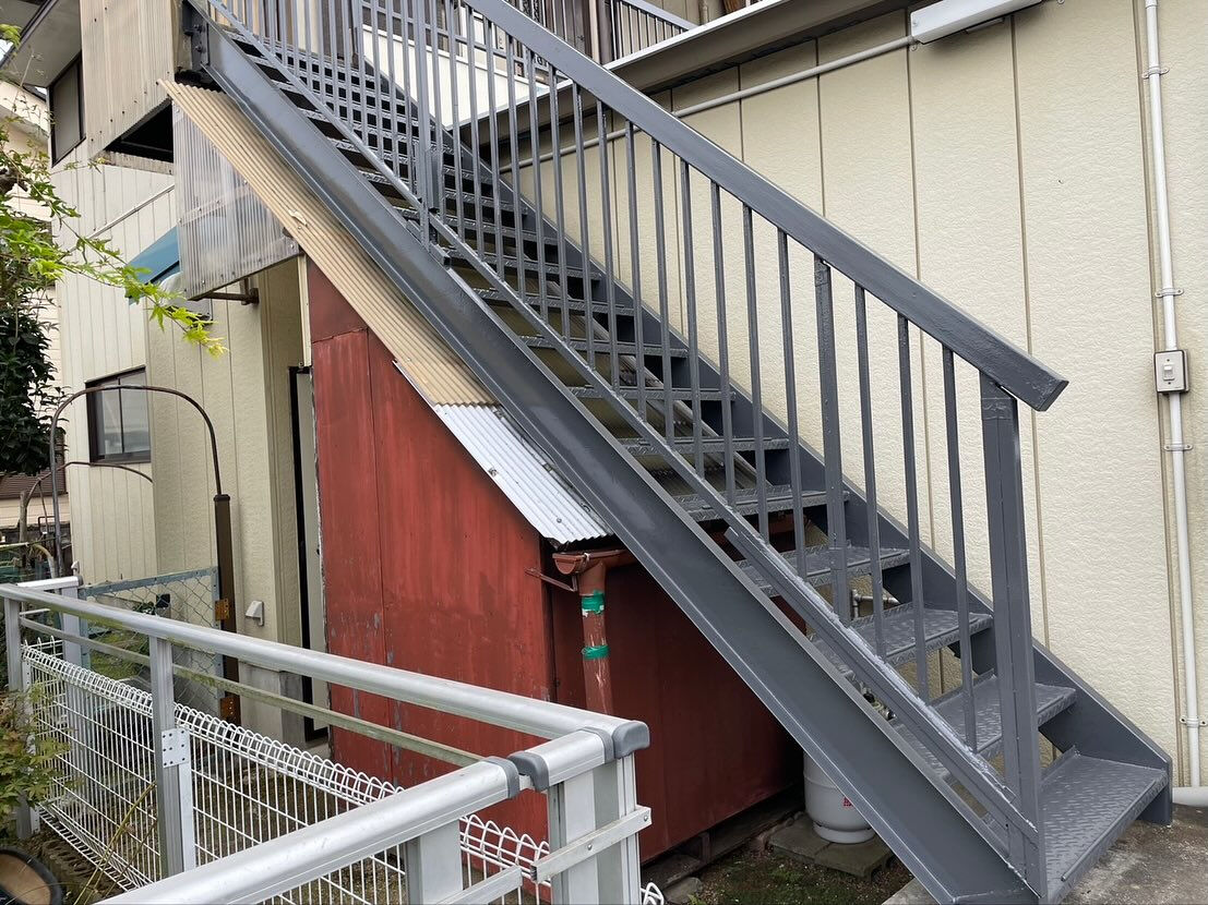【水戸市 鉄部塗装工事｜錆びを落とし、耐久性を蘇らせる】