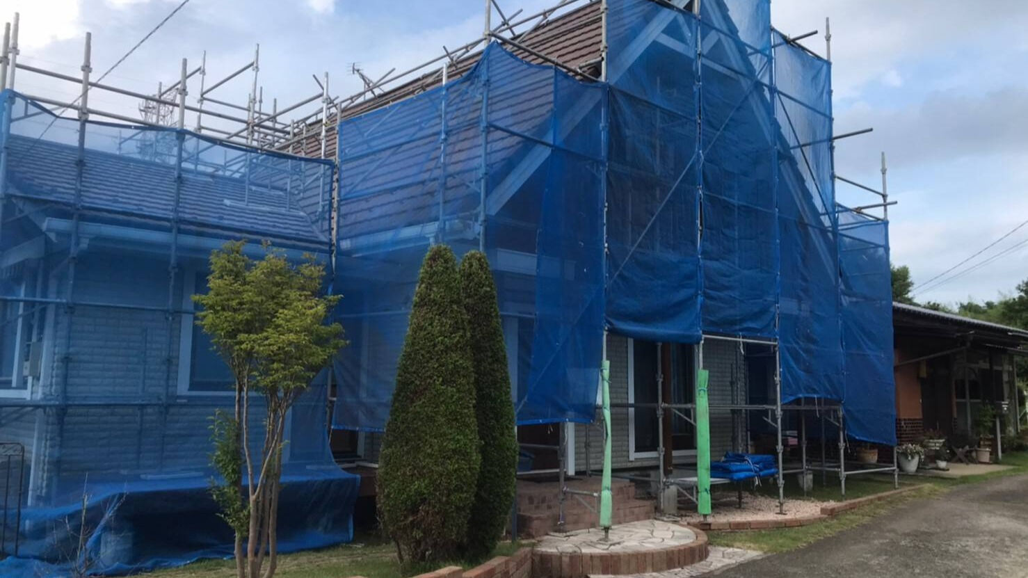 冨山塗装では、塗り替え工事において安全性を最優先に考えた作業