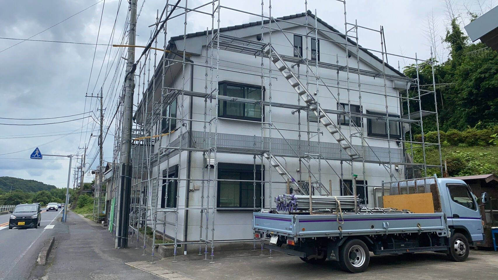 冨山塗装では、塗り替え工事において安全性を最優先に考えた作業