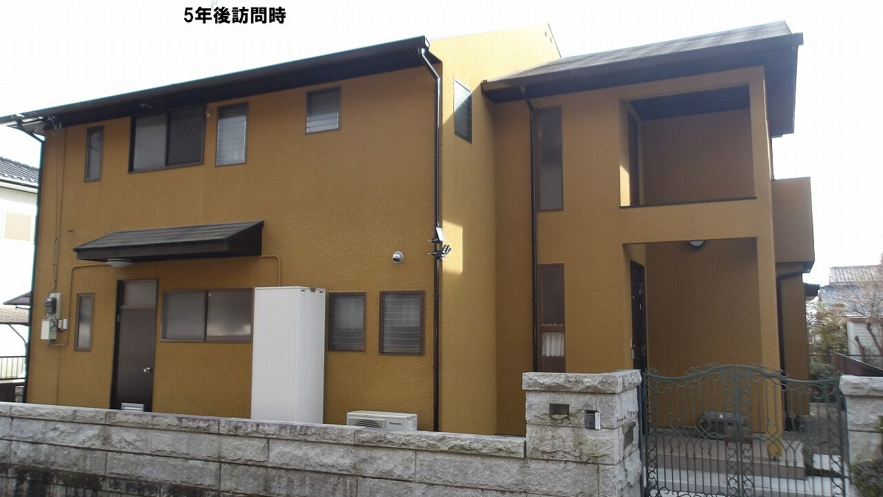 笠間市にて外壁塗り替え工事を行いました